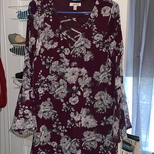 Perfect maroon dress for fall 🍁🍂